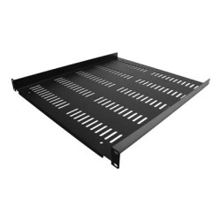StarTech.com 1U Vented Server Rack Cabinet Shelf, 20in Deep Fixed Cantilever Tray, Rackmount Shelf for 19" AV/Data/Network