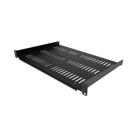 StarTech.com 1U Vented Server Rack Cabinet Shelf, 12in Deep Fixed Cantilever Tray, Rackmount Shelf for 19" AV/Data/Network