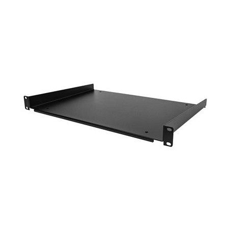 StarTech.com 1U Fixed Server Rack Mount Shelf, 12in Deep Steel Universal Cantilever Tray for 19" AV/Data/Network Equipment Rack
