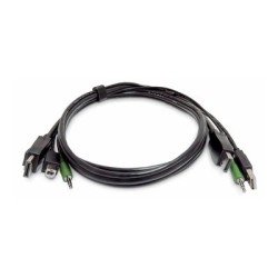 StarTech.com - Kabel klávesnice / videa / myši (KVM) - kompatibilní s TAA - USB typ A, audio jack 3,5 mm, DisplayPort (M) do