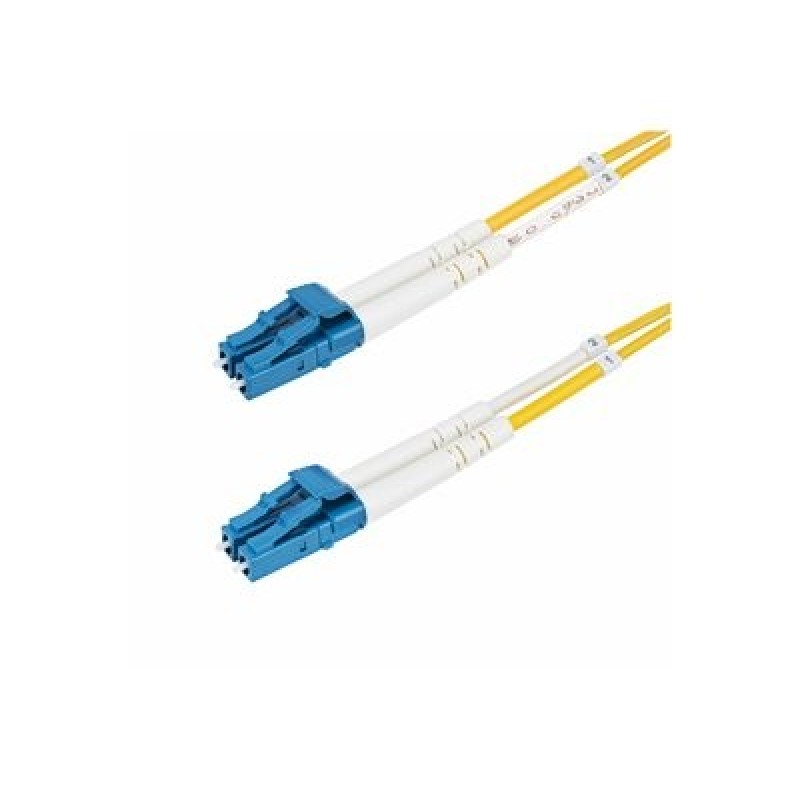 StarTech.com 25m (82ft) LC to LC (UPC) OS2 Single Mode Duplex Fiber Optic Cable, 9/125?m, Laser Optimized, 10G, Bend
