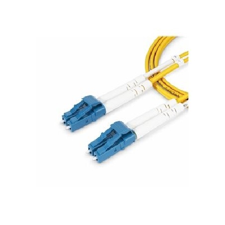 StarTech.com 6m (19.7ft) LC to LC (UPC) OS2 Single Mode Duplex Fiber Optic Cable, 9/125?m, Laser Optimized, 10G, Bend