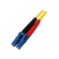 StarTech.com 1m Fiber Optic Cable - Single-Mode Duplex 9/125 - LSZH - LC/LC - OS1 - LC to LC Fiber Patch Cable (SMFIBLCLC1)