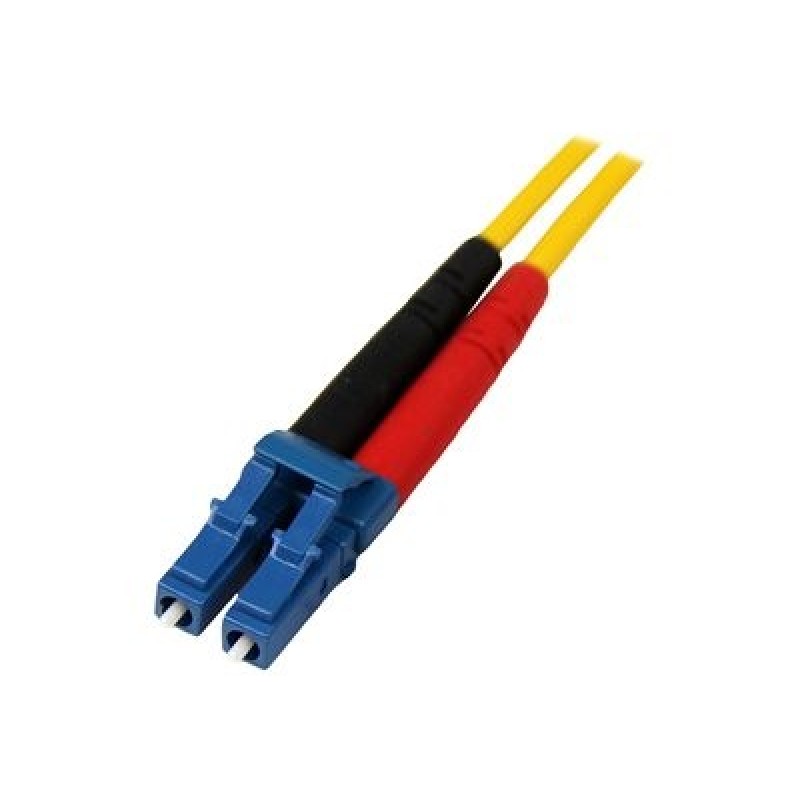 StarTech.com 1m Fiber Optic Cable - Single-Mode Duplex 9/125 - LSZH - LC/LC - OS1 - LC to LC Fiber Patch Cable (SMFIBLCLC1)