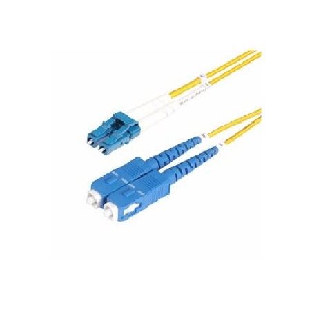StarTech.com 20m (65ft) LC to SC (UPC) OS2 Single Mode Duplex Fiber Optic Cable, 9/125?m, Laser Optimized, 10G, Bend