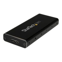 StarTech.com M.2 SSD Enclosure for M.2 SATA SSDs - USB 3.1 (10Gbps) with USB-C Cable - External Enclosure for USB-C Host