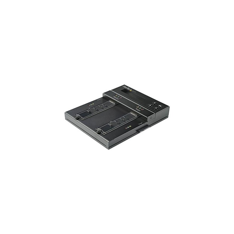StarTech.com Standalone M.2 SATA & M.2 NVMe Duplicator and Eraser, HDD/SSD Cloner & Wiper for M.2 PCIe AHCI/NVMe, M.2 SATA