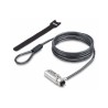 StarTech.com Slim Lock Noble Wedge Slot Compatible, 6.6ft Locking Cable - Bezpečnostní kabelový zámek - 2 m - kompatibilní s TAA