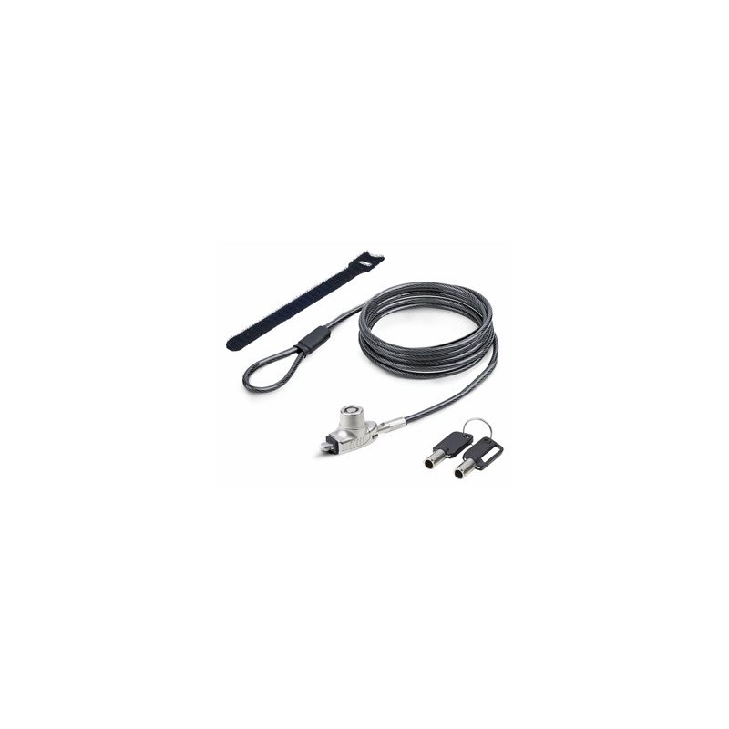 StarTech.com Slim Lock Noble Wedge Slot Compatible, 6.6ft Locking Cable - Bezpečnostní kabelový zámek - protivandalové - 2 m