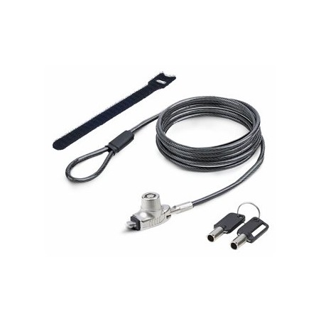 StarTech.com Slim Lock Noble Wedge Slot Compatible, 6.6ft Locking Cable - Bezpečnostní kabelový zámek - protivandalové - 2 m