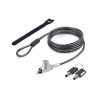 StarTech.com Slim Lock Noble Wedge Slot Compatible, 6.6ft Locking Cable - Bezpečnostní kabelový zámek - protivandalové - 2 m