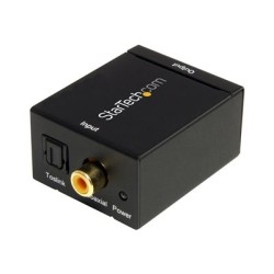 StarTech.com SPDIF Digital Coaxial or Toslink Optical to Stereo RCA Audio Converter - Digital Audio Adapter (SPDIF2AA)