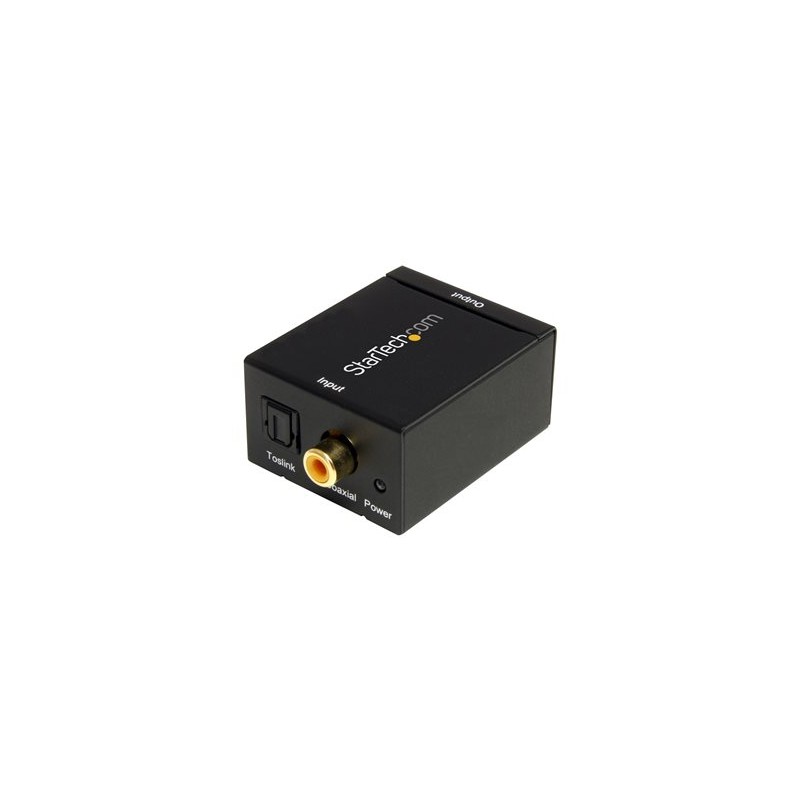 StarTech.com SPDIF Digital Coaxial or Toslink Optical to Stereo RCA Audio Converter - Digital Audio Adapter (SPDIF2AA)