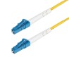 StarTech.com 3m (9.8ft) LC to LC (UPC) OS2 Single Mode Simplex Fiber Optic Cable, 9/125?m, Laser Optimized, 40G/100G, Bend