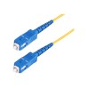 StarTech.com 30m (98.4ft) SC to SC (UPC) OS2 Single Mode Simplex Fiber Optic Cable, 9/125?m, 40G/100G, Bend Insensitive, Low