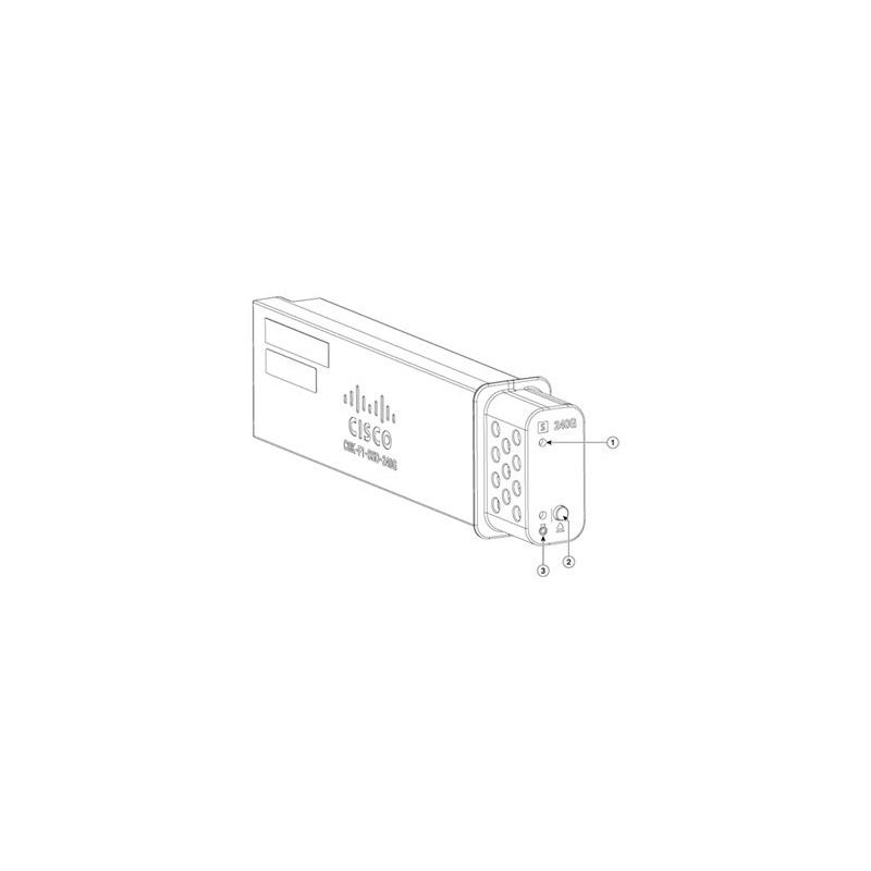 Cisco - SSD - 240 GB - hot-swap - USB 3.0 - pro P/N: C9300X-48TX-1A, C9300X-48TX-1E, C9300X-48TX-A, C9300X-48TX-E