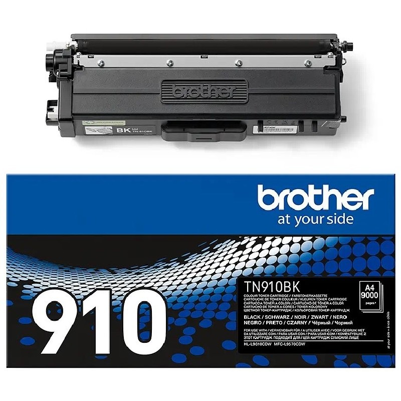 BROTHER Toner TN-910BK pro HLL-9310CDW/MFC-L9570CDW, 9.000 stran, Black