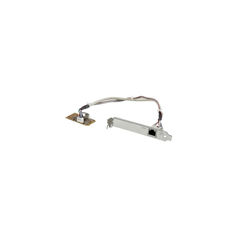 StarTech.com Mini PCIe Card - 10/100/1000Mbps RJ45 Port - IEEE 802.3 - Jumbo Frame - Network Card (ST1000SMPEX) - Síťový
