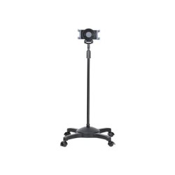 StarTech.com Mobile Tablet Stand w/ Lockable Wheels, Height Adjustable Cart, Universal Rolling Floor Stand for Tablets from
