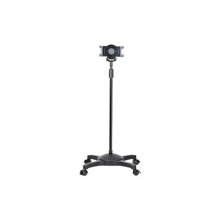 StarTech.com Mobile Tablet Stand w/ Lockable Wheels, Height Adjustable Cart, Universal Rolling Floor Stand for Tablets from