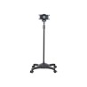 StarTech.com Mobile Tablet Stand w/ Lockable Wheels, Height Adjustable Cart, Universal Rolling Floor Stand for Tablets from