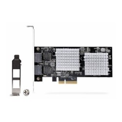 StarTech.com 2-Port 10Gbps PCIe Network Adapter Card, Network Card for PCs/Servers, Full-Height/Low-Profile PCIe Ethernet Card