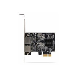 StarTech.com 2-Port Gigabit PCIe Network Adapter Card, TAA Compliant - Síťový adaptér - PCI Express x1 - Gigabit Ethernet x 2