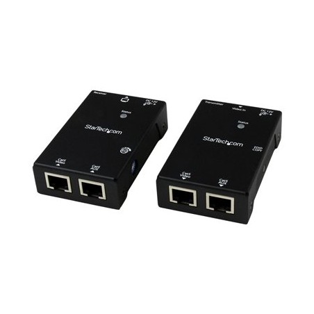 StarTech.com HDMI Over CAT5e / CAT6 Extender with Power Over Cable - 165 ft (50m) HDMI Video/Audio Over Dual Ethernet Cable