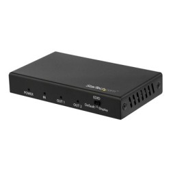 StarTech.com HDMI Splitter - 2-Port - 4K 60Hz - HDMI Splitter 1 In 2 Out - 2 Way HDMI Splitter - HDMI Port Splitter
