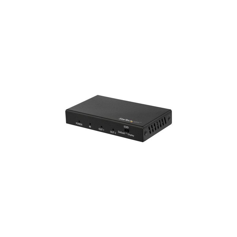 StarTech.com HDMI Splitter - 2-Port - 4K 60Hz - HDMI Splitter 1 In 2 Out - 2 Way HDMI Splitter - HDMI Port Splitter
