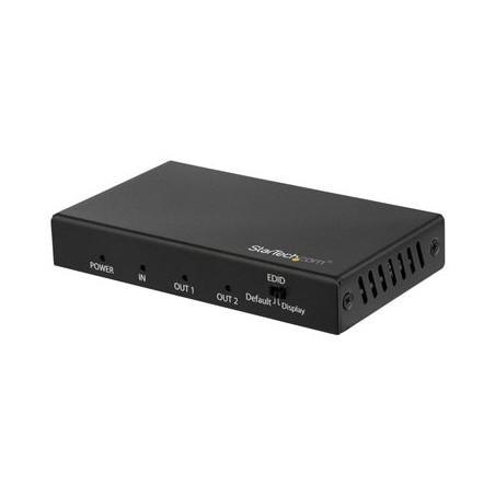 StarTech.com HDMI Splitter - 2-Port - 4K 60Hz - HDMI Splitter 1 In 2 Out - 2 Way HDMI Splitter - HDMI Port Splitter