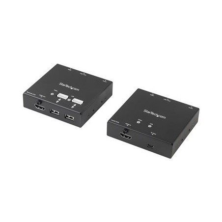 StarTech.com HDMI over CAT6 Extender with 4-port USB Hub - Remote HDMI over CAT5 or CAT6 - 165 ft (50m) - 1080p (ST121USBHD)