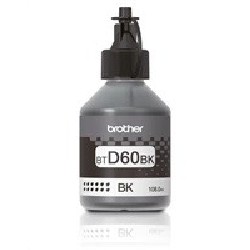 BROTHER INK BT-D60BK black pro T4xx, T5xx, T7xx, T9xx cca 6000 stránek, bezpigmentový - INKTANK