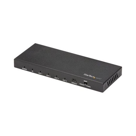 StarTech.com HDMI Splitter - 4-Port - 4K 60Hz - HDMI Splitter 1 In 4 Out - 4 Way HDMI Splitter - HDMI Port Splitter