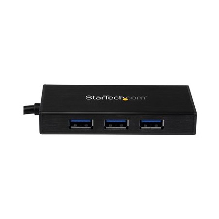 StarTech.com USB 3.0 Hub with Gigabit Ethernet Adapter - 3 Port - NIC - USB Network / LAN Adapter - Windows & Mac Compatible