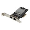 StarTech.com Dual Port PCI Express (PCIe x4) Gigabit Ethernet Server Adapter - 2 Port Network Card - Intel i350 NIC - GbE