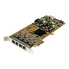 StarTech.com 4 Port Gigabit PoE (Power over Ethernet) Card - PCIe Network Card - PoE / PoE+ Up to 25W Per Port - PCIe NIC