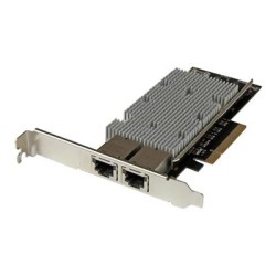 StarTech.com 2-Port 10Gb PCIe NIC with Native Link Aggregation - 10Gbase-t Ethernet Card - 100/1000/10000 Mbps LAN Card