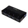 StarTech.com 4-Port USB 3.0 Hub plus Dedicated Charging Port - 1 x 2.4A Port - Desktop USB Hub and Fast-Charging Station