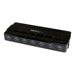 StarTech.com 7 Port USB 3.0 Hub - Up To 5 Gbps - 7 x USB - Universal Multi Port USB Extender for Your Desktop - USB Powered