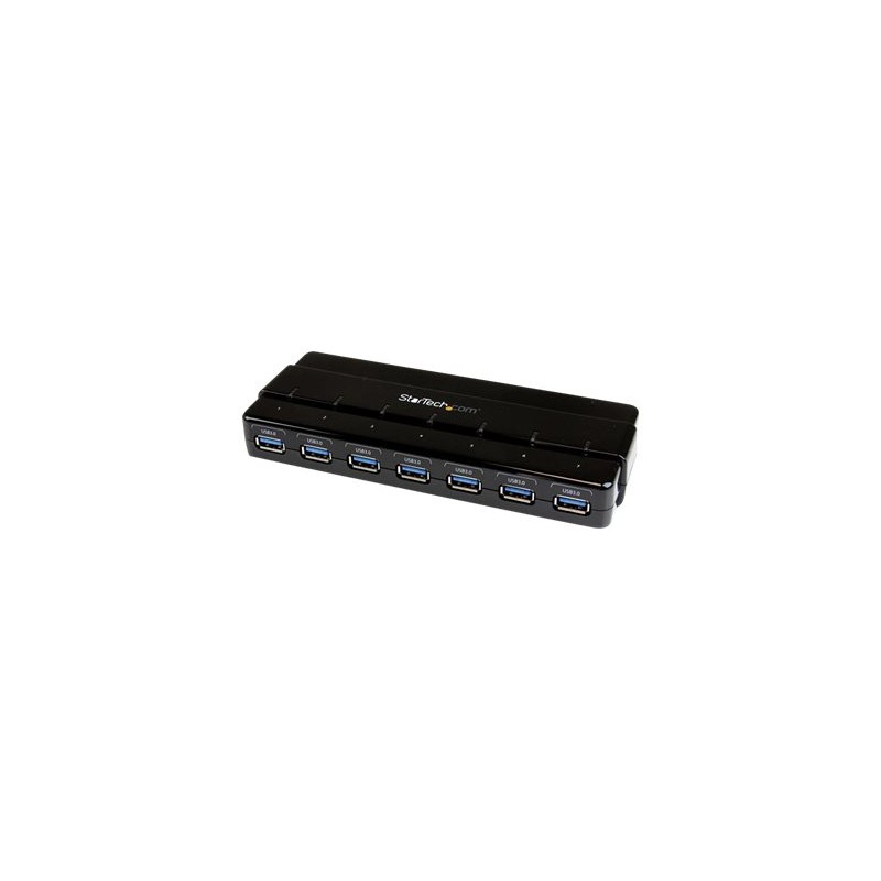StarTech.com 7 Port USB 3.0 Hub - Up To 5 Gbps - 7 x USB - Universal Multi Port USB Extender for Your Desktop - USB Powered
