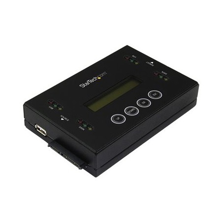StarTech.com Drive Duplicator & Eraser for USB Flash Drives & 2.5 / 3.5" SATA SSDs/HDDs- 1:1 duplication plus cross-interface