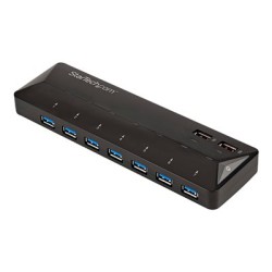 StarTech.com 9 Port USB 3.0 Hub - 7 x USB-A, 2 x USB-A Fast Charge Ports - Multi Port Powered USB Charging Station (ST93007U2C)