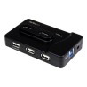 StarTech.com 7 Port USB Hub - 2 x USB 3A, 4 x USB 2A, 1 x Dedicated Charging Port - Multi Port Powered USB Hub with 20W Power