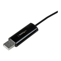 StarTech.com 2 Port USB Keyboard Mouse Switch Cable w/ File Transfer for PC and MacŽ - USB File Transfer Cable - Dual Port USB
