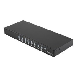 StarTech.com 16 Port Rackmount USB KVM Switch Kit with OSD and Cables - 1U (SV1631DUSBUK) - Přepínač KVM - 16 x KVM port(s) - 1