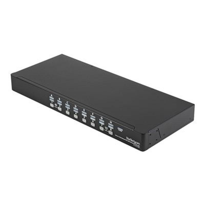 StarTech.com 16 Port Rackmount USB KVM Switch Kit with OSD and Cables - 1U (SV1631DUSBUK) - Přepínač KVM - 16 x KVM port(s) - 1