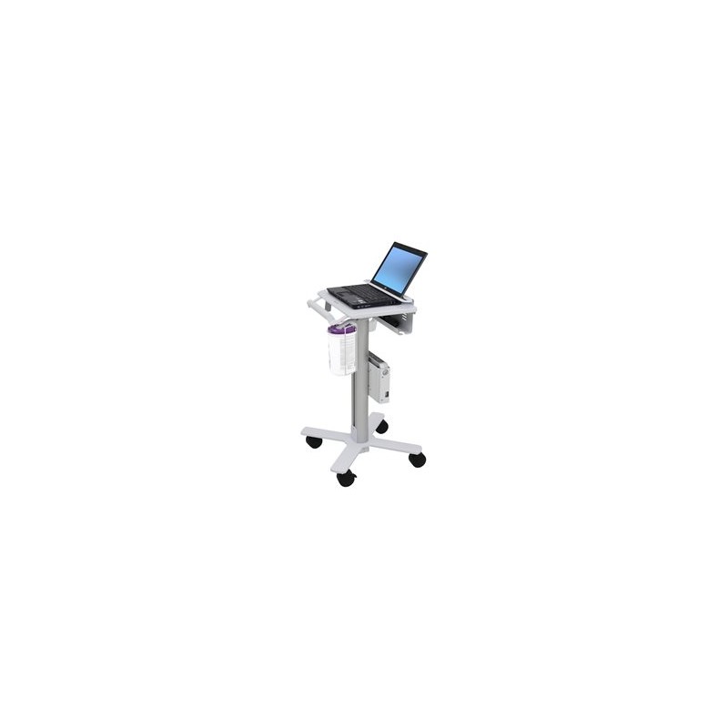 Ergotron StyleView - Vozík - lehký provoz - pro notebook / čtečka čárových kódů - zdravotní - ocel - bílá, hliník - velikost