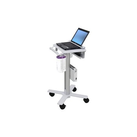 Ergotron StyleView - Vozík - lehký provoz - pro notebook / čtečka čárových kódů - zdravotní - ocel - bílá, hliník - velikost