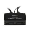 StarTech.com 2 Port USB HDMI Cable KVM Switch with Audio and Remote Switch - USB Powered KVM with HDMI - Dual Port HDMI KVM